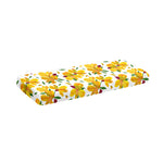 Yellow Alstroemeria Pattern Print Piano Keyboard Cover