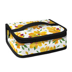 Yellow Alstroemeria Pattern Print Small Lunch Bag
