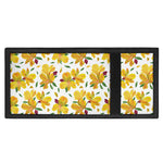 Yellow Alstroemeria Pattern Print Trifold Wallet