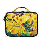 Yellow Alstroemeria Print Briefcase Bible Bag