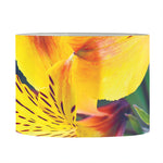 Yellow Alstroemeria Print Drum Lamp Shade