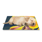 Yellow Alstroemeria Print Pet Cooling Mat Cover