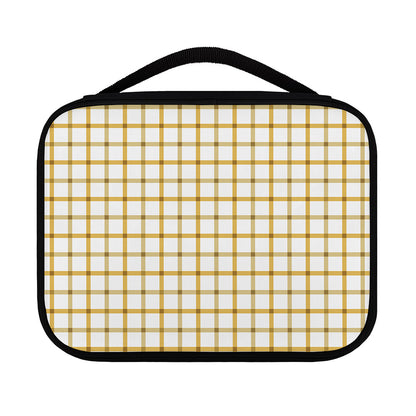 Yellow And Beige Tattersall Print Classic Bible Case