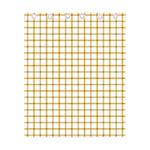 Yellow And Beige Tattersall Print Curtain