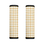 Yellow And Beige Tattersall Print Handle Covers