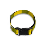 Yellow And Black Buffalo Check Print Dog Collar