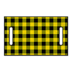 Yellow And Black Buffalo Check Print Golf Cart Seat Cover