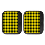 Yellow And Black Buffalo Check Print Handle Covers