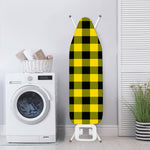 Yellow And Black Buffalo Check Print Ironing Board Cover