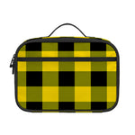 Yellow And Black Buffalo Check Print Portable Lunch Bag