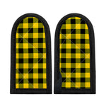Yellow And Black Buffalo Check Print Skillet Handle Cover