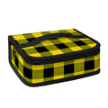 Yellow And Black Buffalo Check Print Small Lunch Bag
