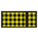 Yellow And Black Buffalo Check Print Trifold Wallet