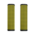 Yellow And Black Check Pattern Print Handle Covers