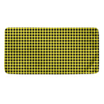 Yellow And Black Check Pattern Print Towel