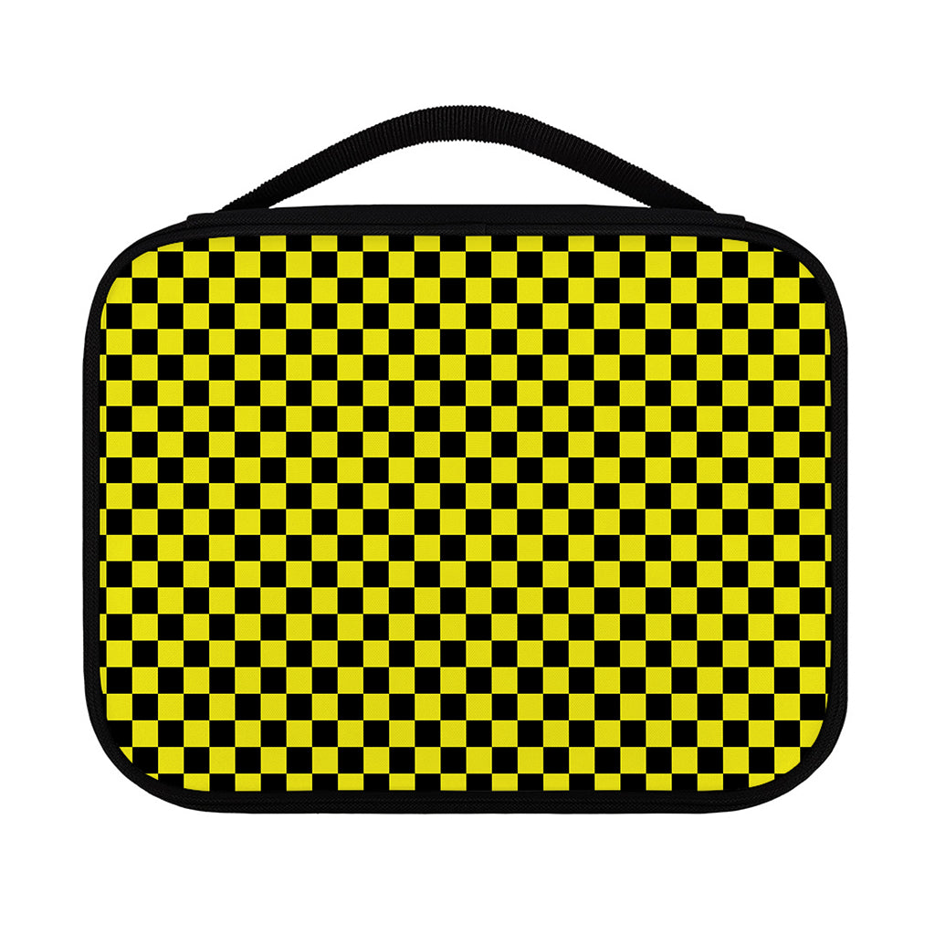 Yellow And Black Checkered Pattern Print Classic Bible Case