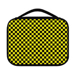 Yellow And Black Checkered Pattern Print Classic Bible Case