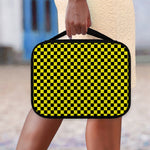 Yellow And Black Checkered Pattern Print Classic Bible Case