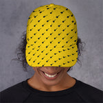 Yellow And Black Dart Pattern Print Baseball Cap