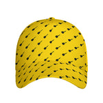 Yellow And Black Dart Pattern Print Baseball Cap