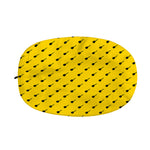Yellow And Black Dart Pattern Print Car Side Mirror Covers