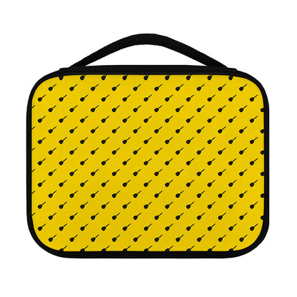 Yellow And Black Dart Pattern Print Classic Bible Case
