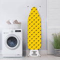 Yellow And Black Dart Pattern Print Ironing Board Cover