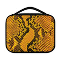 Yellow And Black Snakeskin Print Classic Bible Case