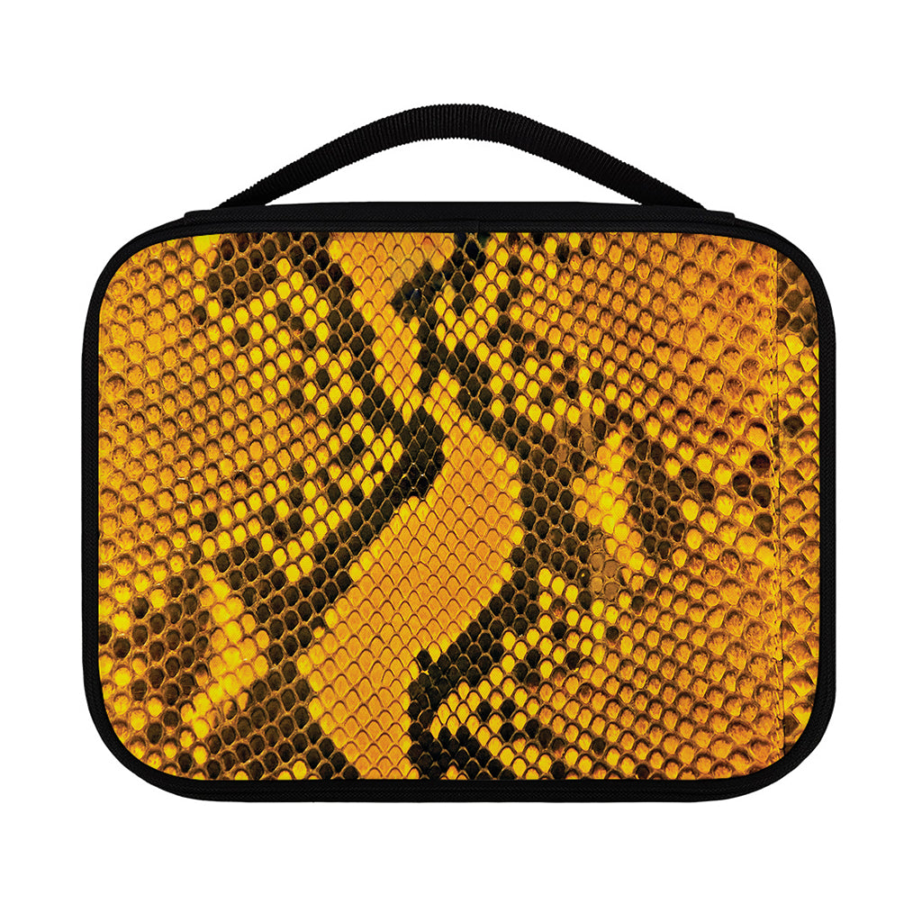 Yellow And Black Snakeskin Print Classic Bible Case
