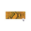 Yellow And Black Snakeskin Print Extended Mouse Pad