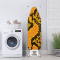 Yellow And Black Snakeskin Print Ironing Board Cover