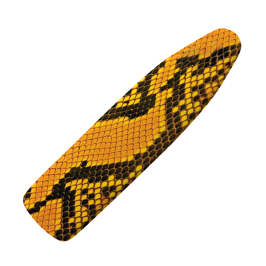 Yellow And Black Snakeskin Print Ironing Board Cover