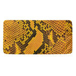 Yellow And Black Snakeskin Print Towel