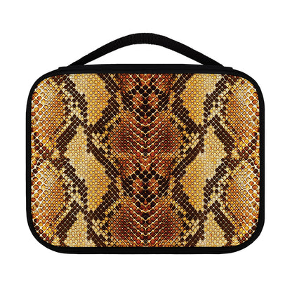 Yellow And Brown Snakeskin Print Classic Bible Case