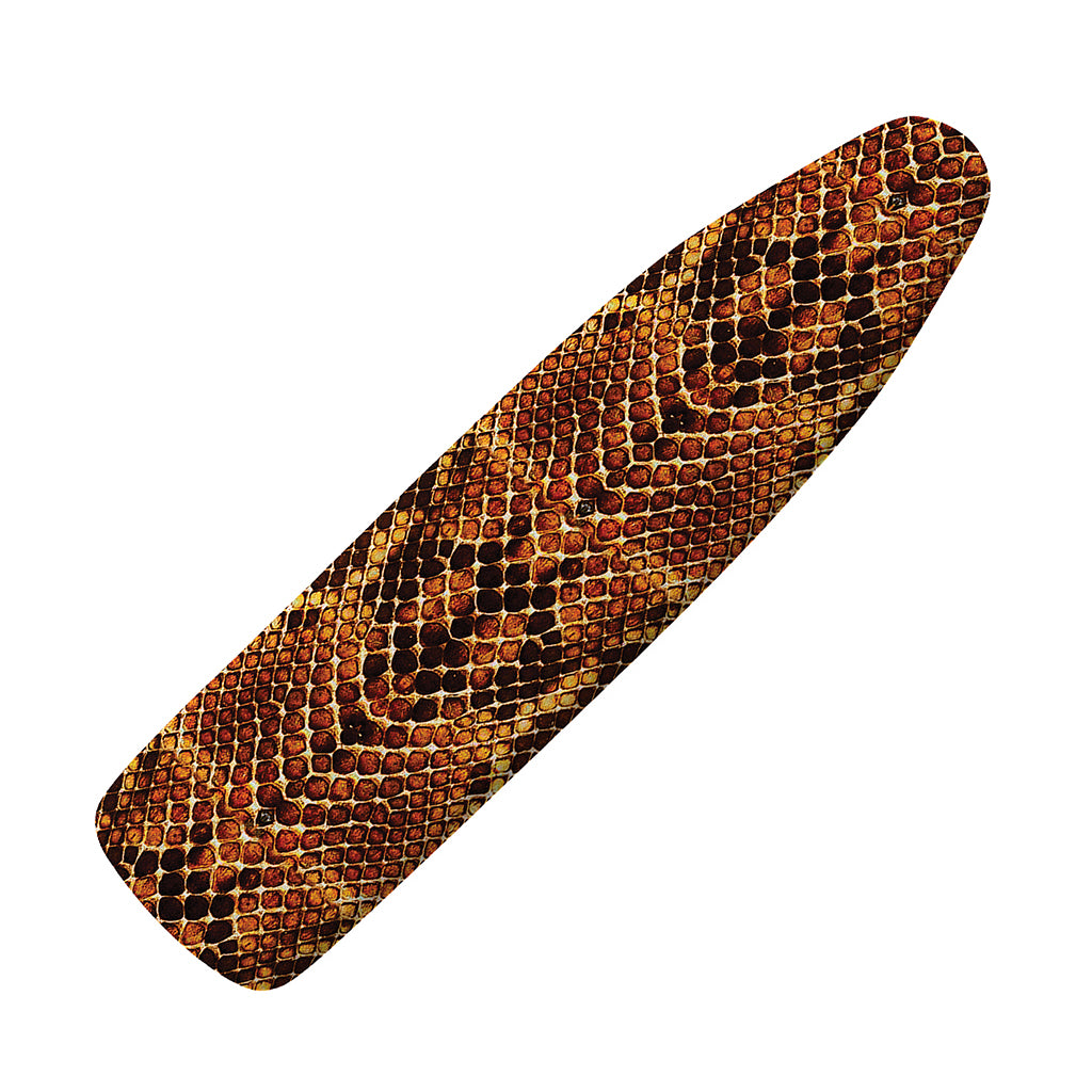 Yellow And Brown Snakeskin Print Ironing Board Cover