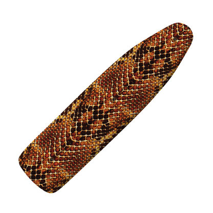 Yellow And Brown Snakeskin Print Ironing Board Cover
