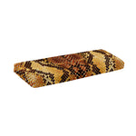 Yellow And Brown Snakeskin Print Piano Keyboard Cover