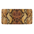 Yellow And Brown Snakeskin Print Towel