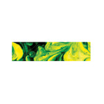 Yellow And Green Acid Melt Print Bed Runner