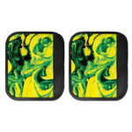 Yellow And Green Acid Melt Print Handle Covers