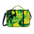 Yellow And Green Acid Melt Print Shoulder Strap Bible Bag