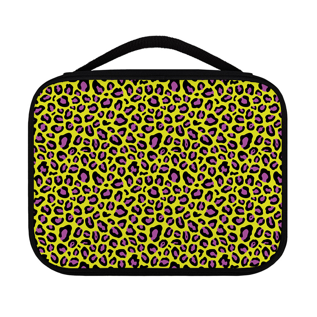 Yellow And Purple Leopard Pattern Print Classic Bible Case