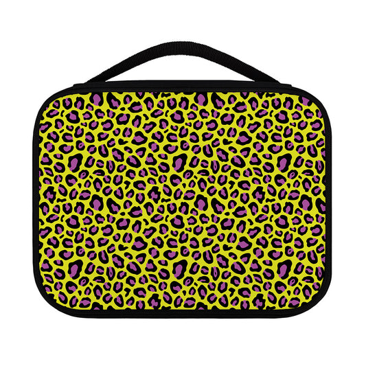 Yellow And Purple Leopard Pattern Print Classic Bible Case