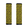 Yellow And Purple Leopard Pattern Print Handle Covers