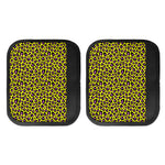 Yellow And Purple Leopard Pattern Print Handle Covers