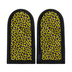 Yellow And Purple Leopard Pattern Print Skillet Handle Cover