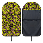 Yellow And Purple Leopard Pattern Print Waterproof Car Seat Cover