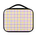 Yellow And Purple Tattersall Print Classic Bible Case