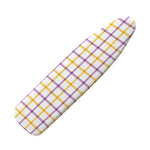 Yellow And Purple Tattersall Print Ironing Board Cover