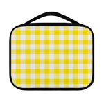 Yellow And White Buffalo Check Print Classic Bible Case
